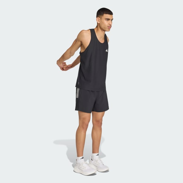 Schwarz Own the Run Tanktop