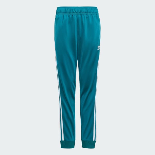 Turquoise Adicolor SST Track Tracksuit Bottoms Kids