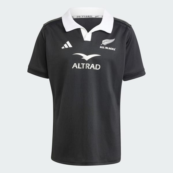 Nero Maglia da rugby AEROREADY Short Sleeve All Blacks