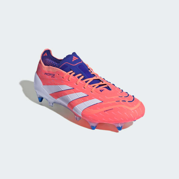 Orange Predator Elite Fußballschuh, weiche Böden