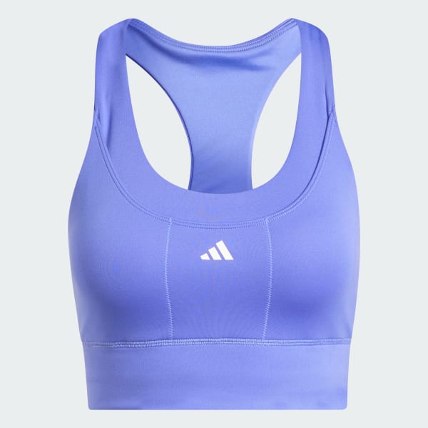 Mavi Run Pocket Medium-Support Sporcu Sütyeni