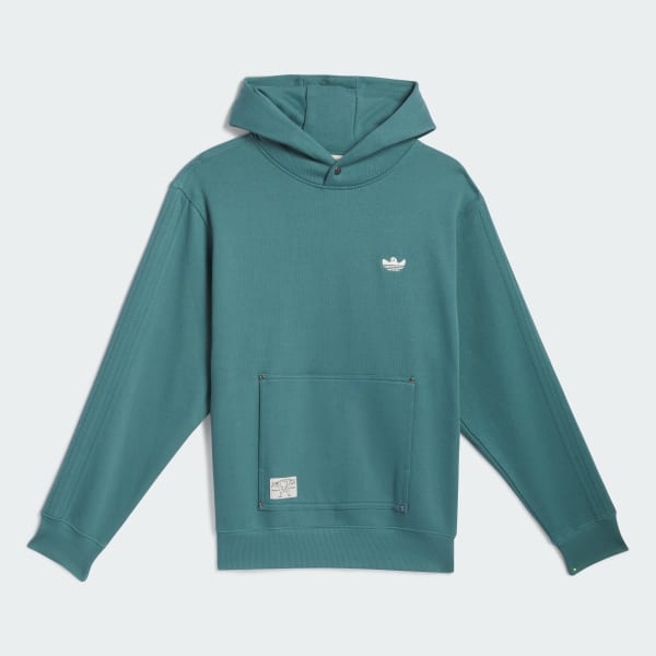 adidas Shmoofoil Heavyweight Hoodie - Green | Free Shipping with