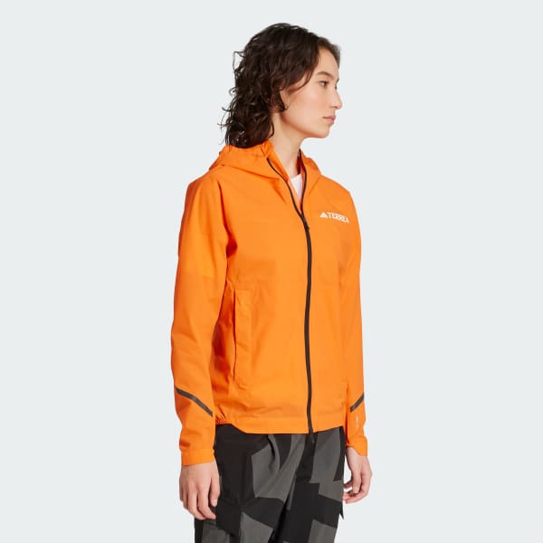 Orange Terrex Xperior 2.5 Layer Light Climaproof Jacket