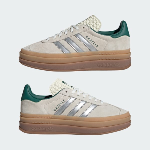 adidas Gazelle Bold Shoes - White | adidas UK