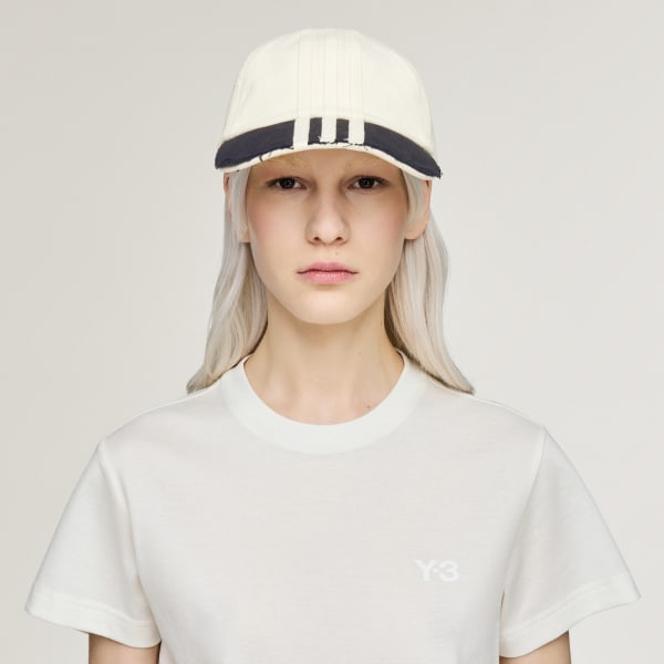 Blanco GORRA Y-3 STRIPES