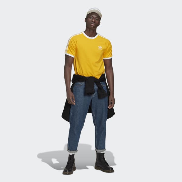 Żolty Adicolor Classics 3-Stripes Tee 14212