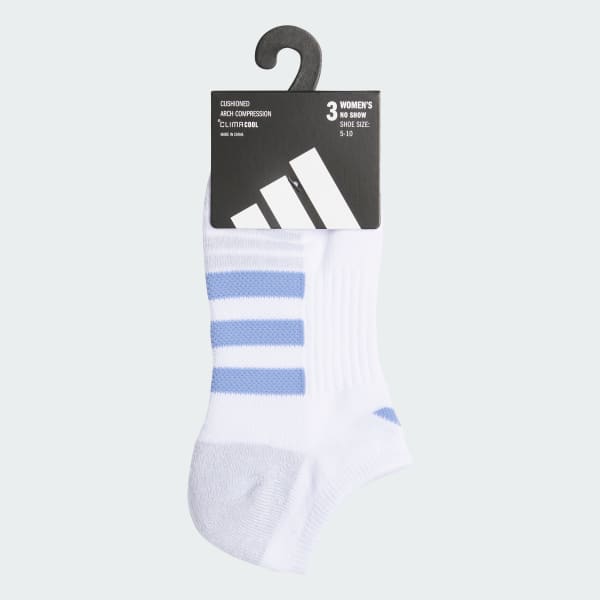Cushioned 3 No-Show Socks 3 Pairs
