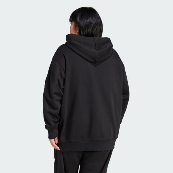 Essentials Oversized Fleece Hoodie (Plus Size)
