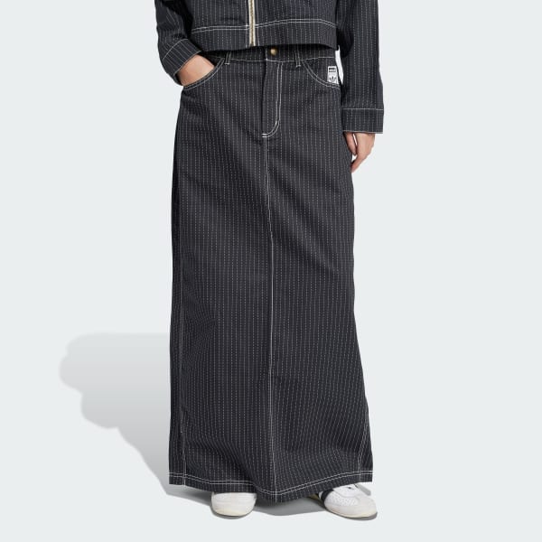 Gris Falda Allover Print