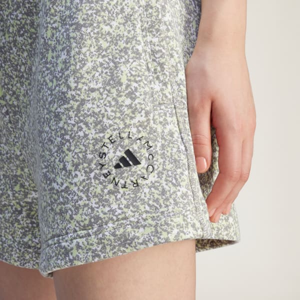 adidas by Stella McCartney Printed Terry Shorts - White