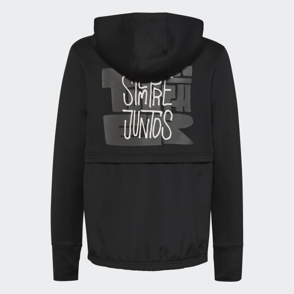 Nero Felpa con cappuccio Messi Full-Zip