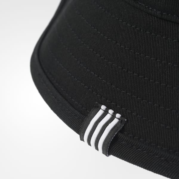 adidas originals trefoil bucket hat in black bk7345
