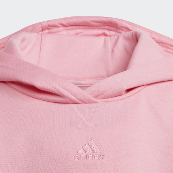 adidas Hooded Fleece Track Suit Pink adidas Canada