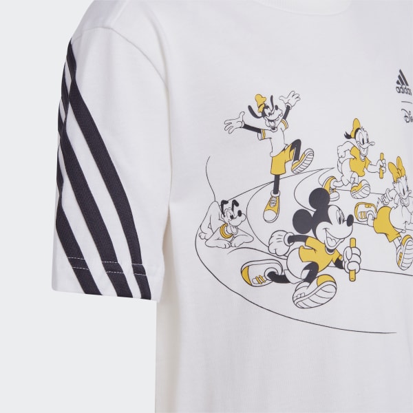 Wit adidas x Disney Mickey Mouse T-shirt Set