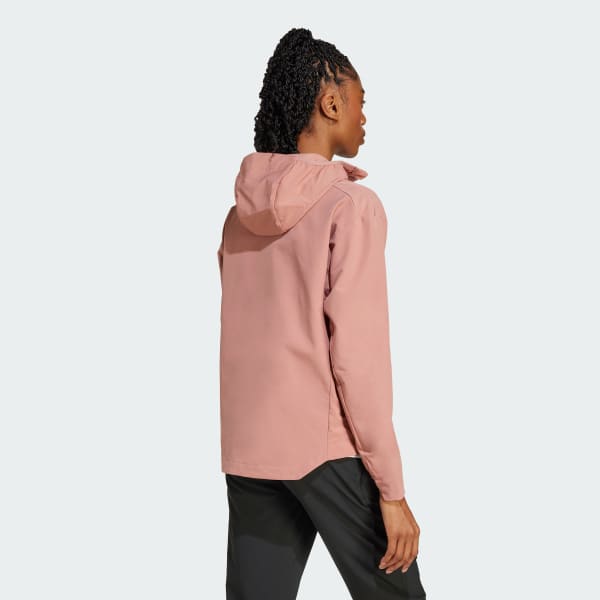 ruzová Bunda Terrex Multi Softshell