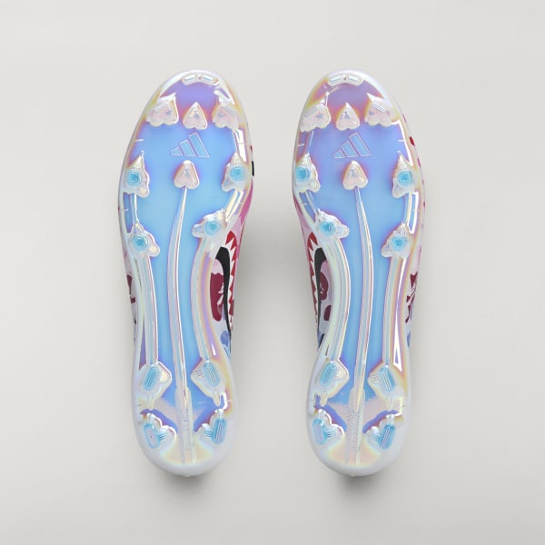 BAPE×アディダスF50 サッカースパイク26.5ピンク/ブルー