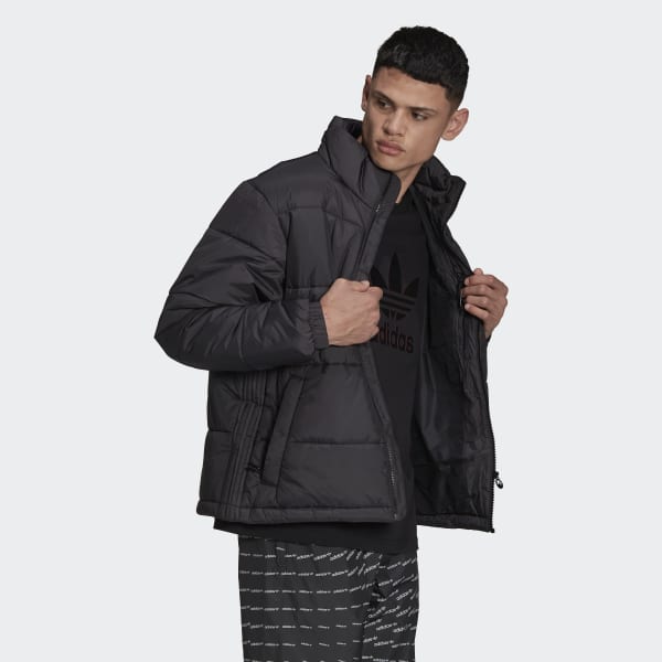 adidas Padded Stand-Up Collar Puffy Jacket - Black | Men\'s Lifestyle |  adidas US