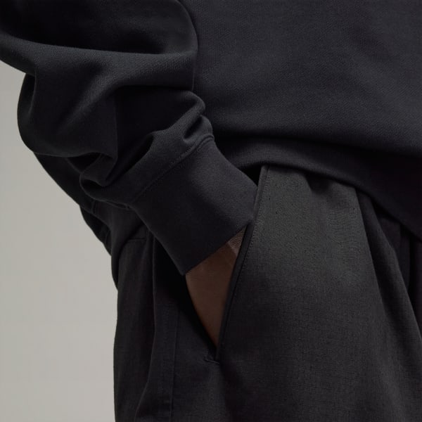 adidas Y-3 French Terry Crew Sweater - Black | Free Shipping adidas Y-3 French Terry Crew Sweater - Black | Free Shipping