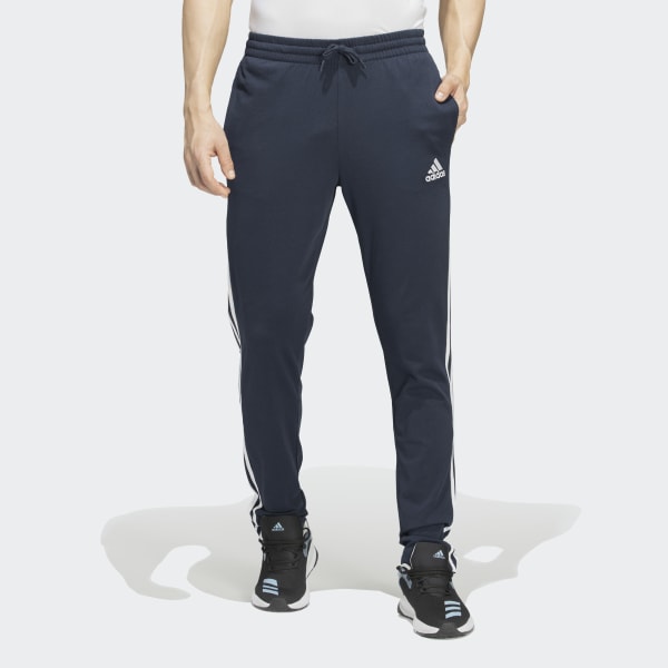 adidas 3 STRIPES SINGLE JERSEY TO PANTS - Blue | adidas India