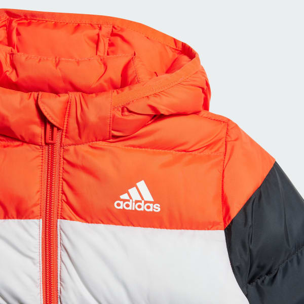 Orange Synthetic Down Jacket