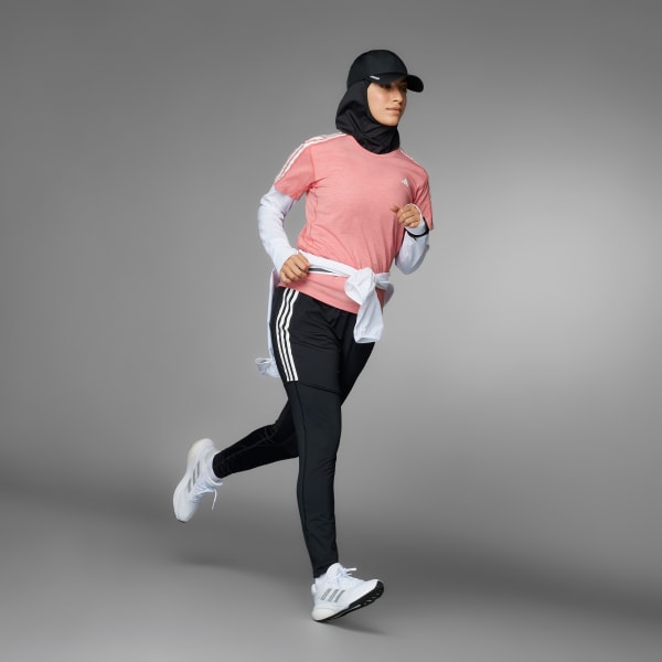 Multicolor Own the Run 3-Stripes Tee