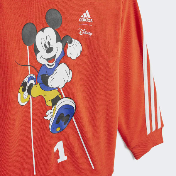 Czerwony adidas x Disney Mickey Mouse Jogger