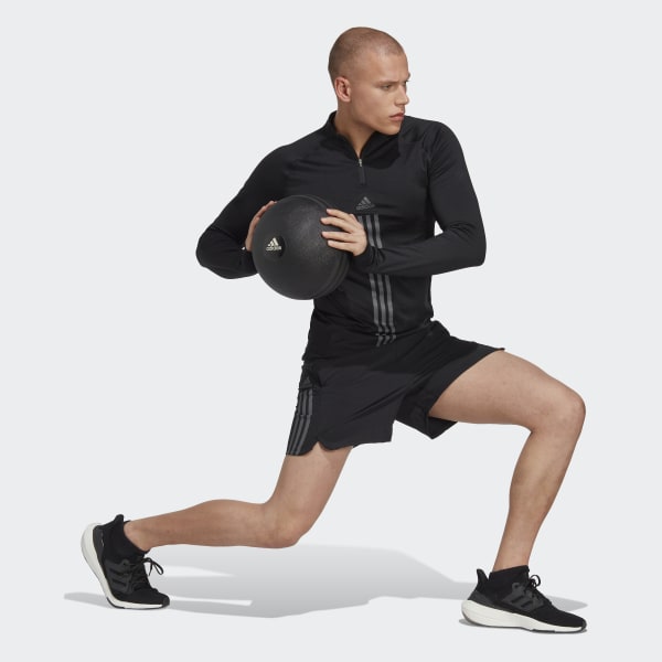 Nero Maglia AlphaStrength 1/4 Zip Long Sleeve DMQ41
