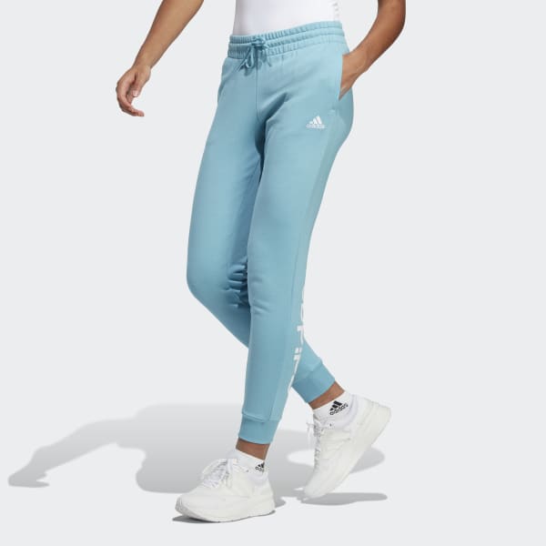 Pantalón Linear French Cuffed - Azul | adidas España