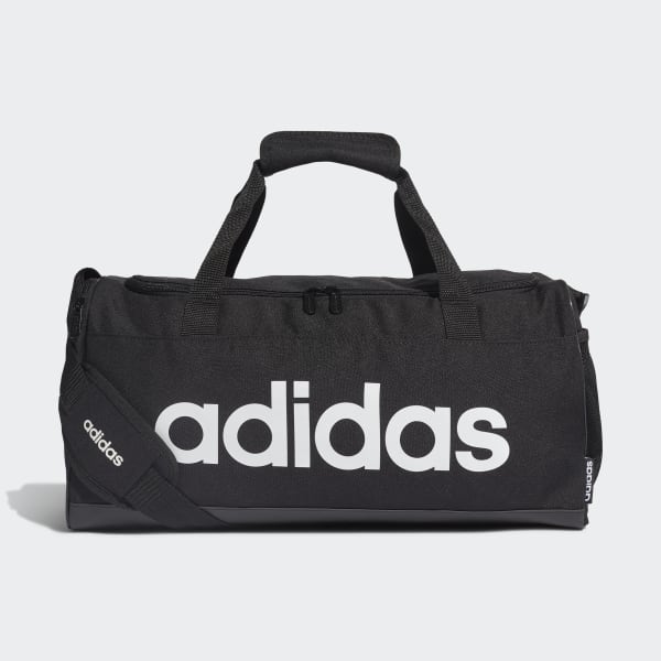 adidas Linear Logo Duffel Bag - Black 