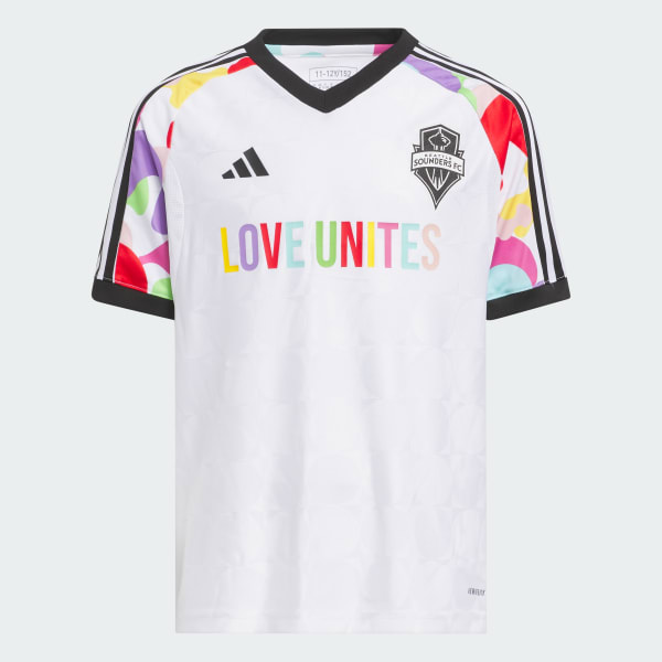 ⚽️ adidas Seattle Sounders Pride Pre-Match Jersey - White