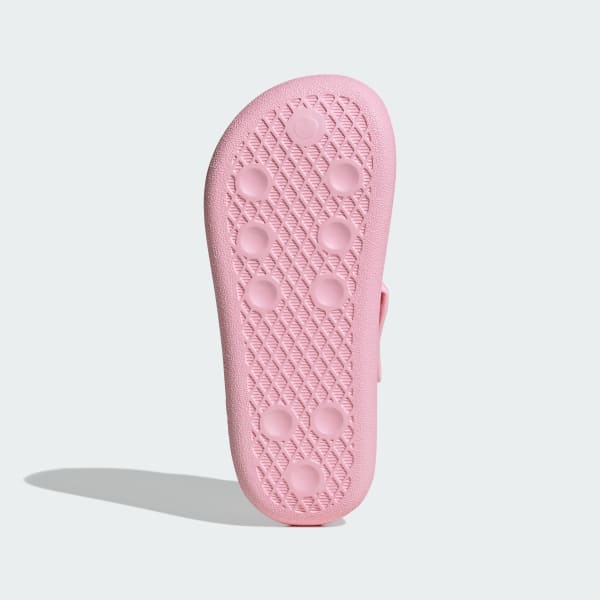 Pink Adifom Adilette Slides Kids