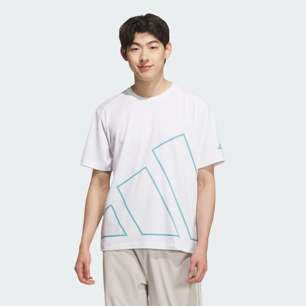 ホワイト マストハブ レギュラーフィット ビッグロゴ半袖Tシャツ