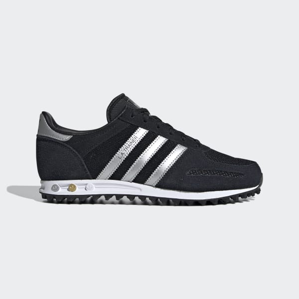 adidas la trainer black white