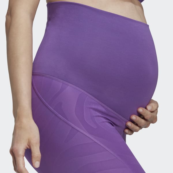 Lila adidas by Stella McCartney Maternity Yoga Leggings – Umstandsmode