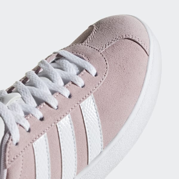 adidas vl court suede pink