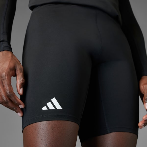 Black Adizero Essentials Running Short Tights