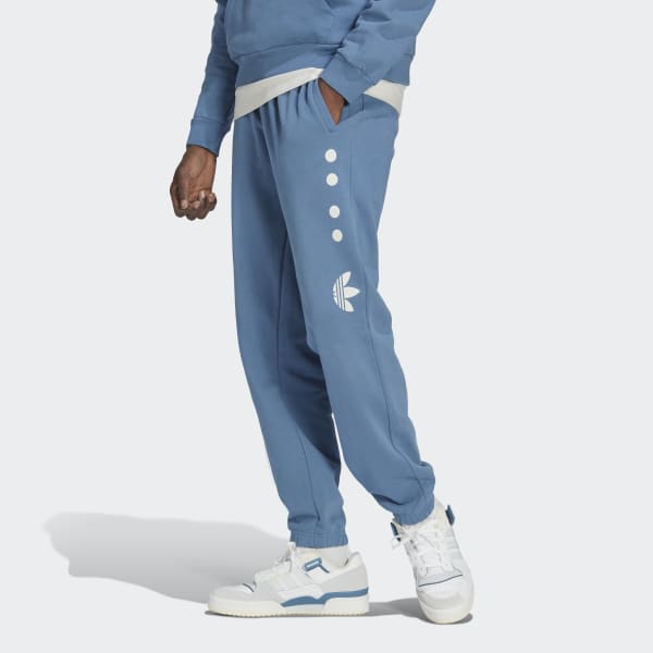 adidas Cartoon Graphic Sweat Pants - Blue, Men's Lifestyle