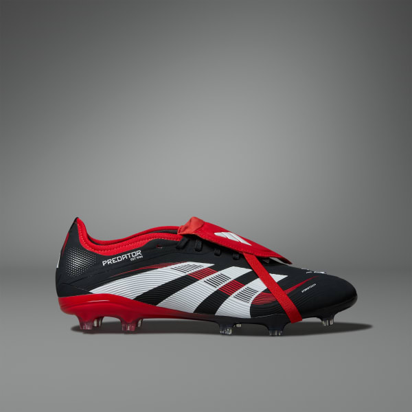 Μαύρο Predator Pro BWR Fold-Over Tongue Firm Ground Boots