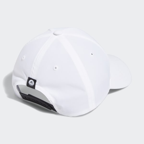 White Youth Performance Golf Hat