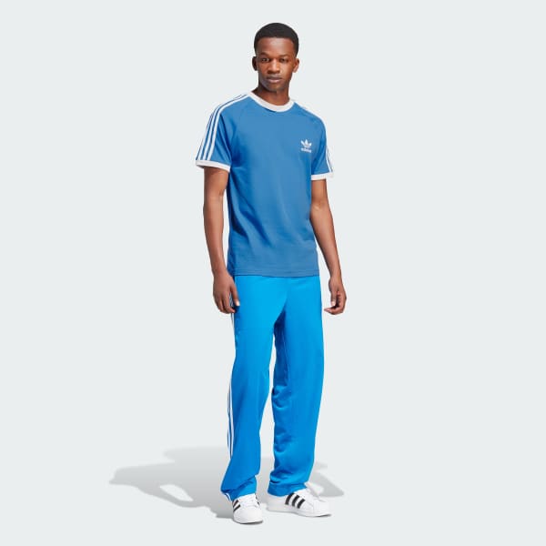 adidas Adicolor Classics 3 Stripes T Shirt Blue adidas Ireland