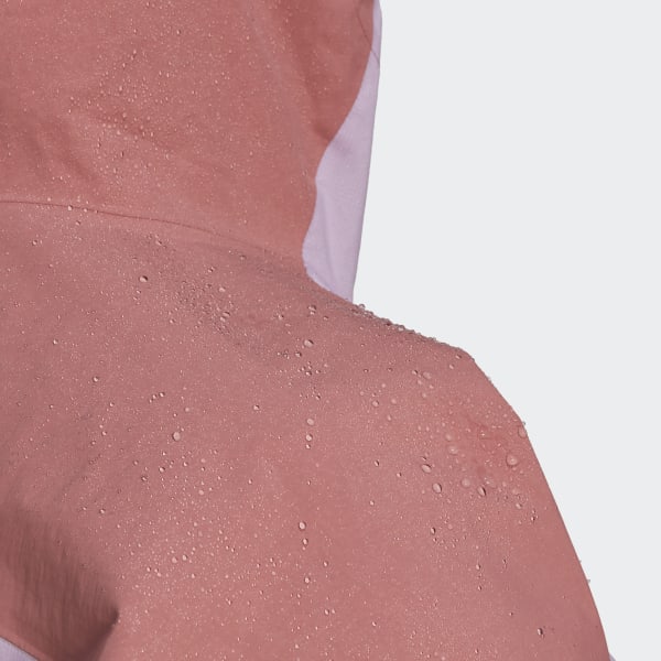 Lilla Terrex Xploric RAIN.RDY Plus Size vandrejakke