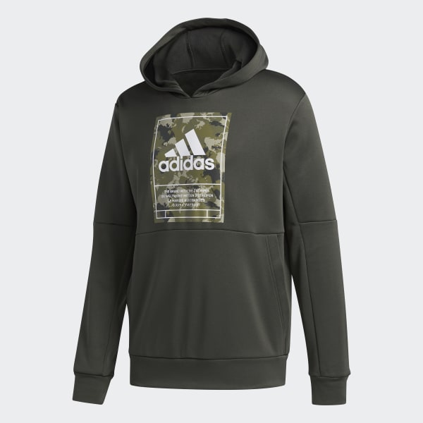adidas Continental Camo Game Go Graphic Hoodie Green adidas New Zealand