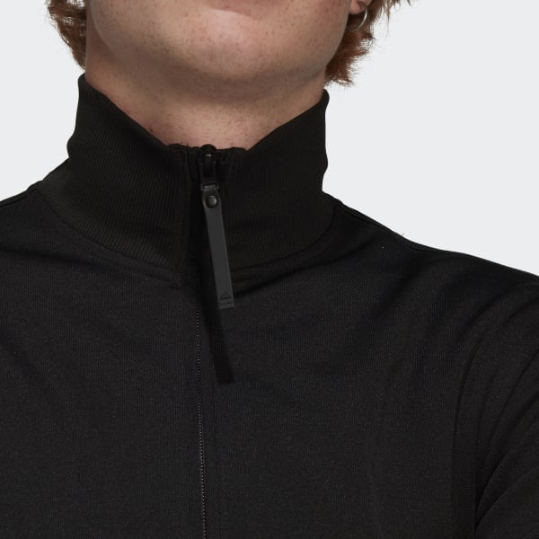 Negro Chaqueta Deportiva 3 Rayas Ajustada CN315