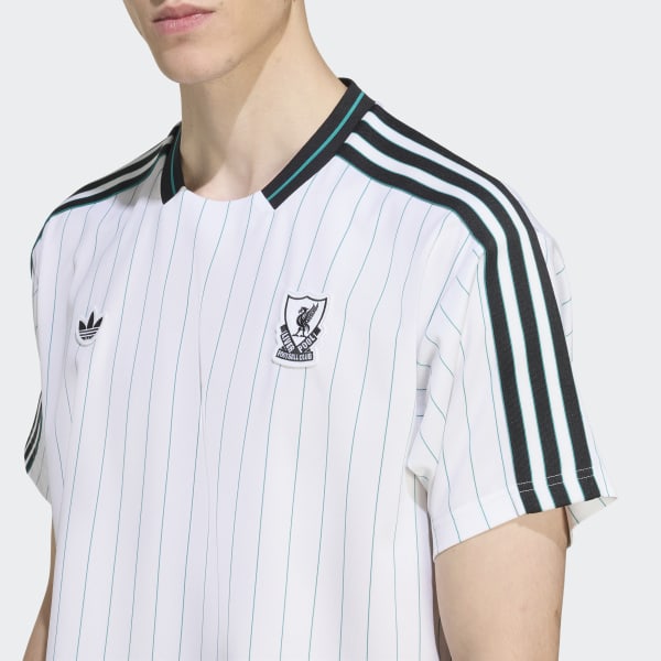 adidas Liverpool FC Terrace Icons Jersey - White | Free Shipping