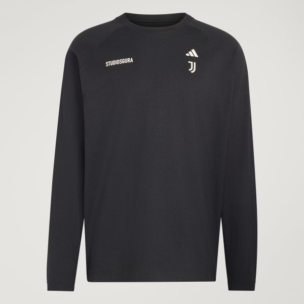 Noir T-Shirt manches longues Sgura