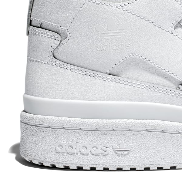 Adidas Originals Forum Luxe Mid Sneakers in White with Color Details