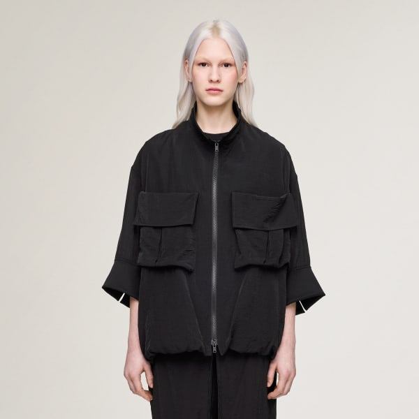 Zwart Y-3 UT Sportjack met Korte Mouwen