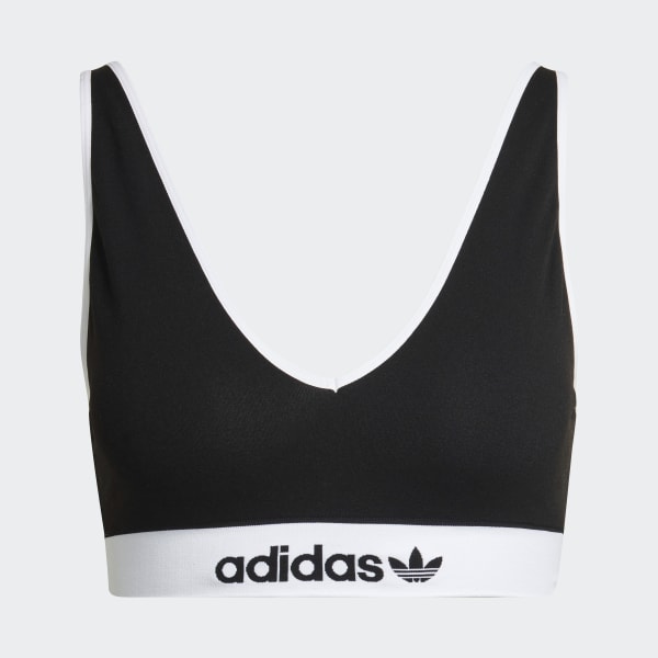 cierna Podprsenkový top Modern Flex Cotton Scoop Low Back