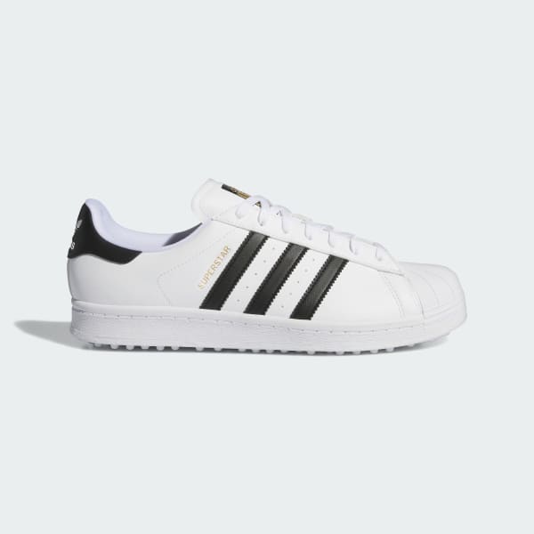 Weiss Spikeless Superstar Golfschuh