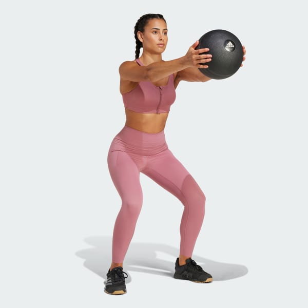 Pink Optime Luxe 7/8 Leggings